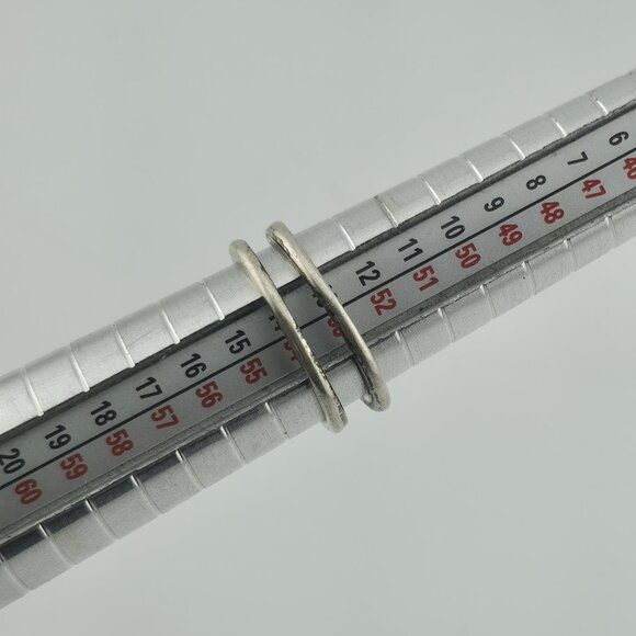 Ring Sterling Silver MCM MODERN contemporary Artisan Organic Minimalist Size 6.5 - Picture 3 of 11